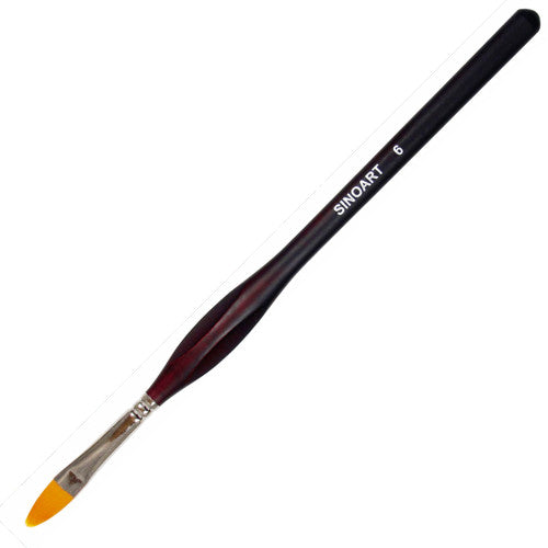 Pincel Língua de Gato Sintético Sinoart SFB0193 06